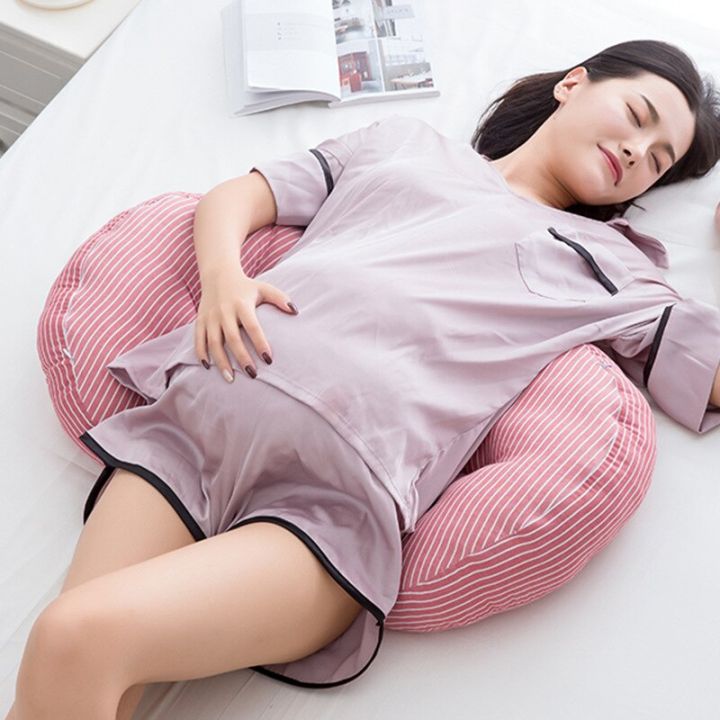 หมอนรองนอนสำหรับหญิงตั้งครรภ์ร่างกายผ้าฝ้าย100-ลายสก๊อตพิมพ์รูปตัว-h-หมอนสำหรับคุณแม่เพิ่งคลอดนอนตะแคงตั้งครรภ์