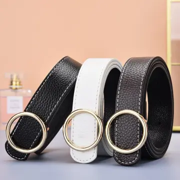 hentao New Fashion Womens Leather Belt Genuine Leather Belt for