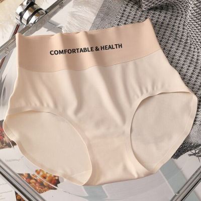 2023 Korean Panties Women Seamless Briefs Female Underpants Ultra-Thin Underwear High Rise Panties Solid Comfy Lingerie Ice Silk