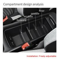 Box Baffle for ID.3 ID3 ID 3 Car Central Console Armrest Storage Box Stowing Partition