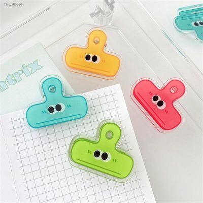 ∋ Data Folder Clip File Differentiation Simplicity Stationery Double-sided Clip Cute Girl Fan Not Easy To Relax After Repeated Use