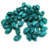 30pcs Oval Shape Beads Imitation Stone Beads for Jewelry Making Bracelet Pendant DIY