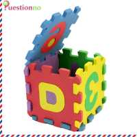 {Questionno} 36ชิ้นจำนวนตัวอักษรตัวอักษร3D ปริศนาแผ่นพื้นนุ่มเด็กคลานโฟมพรม