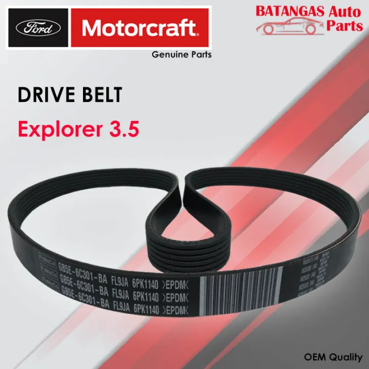 Motorcraft Drive Belt Ford Explorer 3.5 (6PK1140) PN GB5Z8620A