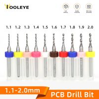 10pcs 1.1-2.0mm PCB Twist Drill Bit Tungsten Steel Carbide Drills For Metal CNC Hole Drilling Tools 1/8" Fixed Shank Drill Bits Drill Bits  Accessorie