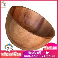 1pc 8X6CM ชามไม้เรียบง่ายของว่างชามสลัดชามอาหารภาชนะใส่สลัด