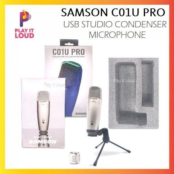SAMSON C01U PRO USB CONDENSER MICROPHONE | Lazada PH