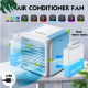 Mini Portable Air Conditioner 7 Colors Light Air Conditioning Humidifier Purifier USB Air Cooler Fan With 2 Water Tanks For Home
