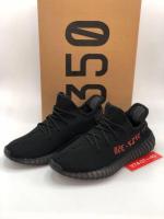 รองเท้าผ้าใบอดิดาส รองเท้าแฟชั่นอดิดาส รองเท้าAdidas Yeezy Boost 350 v2-Bred TM(new)