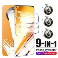 ฟิล์มบางไฮโดรเจล3in1 6in1สำหรับ Realme 11 Pro 11 Pro Plus กระจกป้องกันหน้าจอแบบโค้ง3มิติสำหรับ Realme OPPO 11 10 Pro Plus 5G เลนส์แก้ว