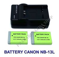 (Saving Set 2+1) NB-13L / NB13L แบตเตอรี่และแท่นชาร์จสำหรับกล้องแคนนอน Battery and Charger For Canon PowerShot G1 X Mark III,G7 X,G7 X Mark II,G9 X,SX720 HS,SX730 HS,SX740 HS BY PRAKARDSAKDA SHOP