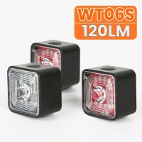 ❧✽☈ 120LM Bicycle Smart Brake Sensing Light Rear/Front Sets IP66 Waterproof MTB Road Bike Taillight USB Night Cycling Safety Lamp