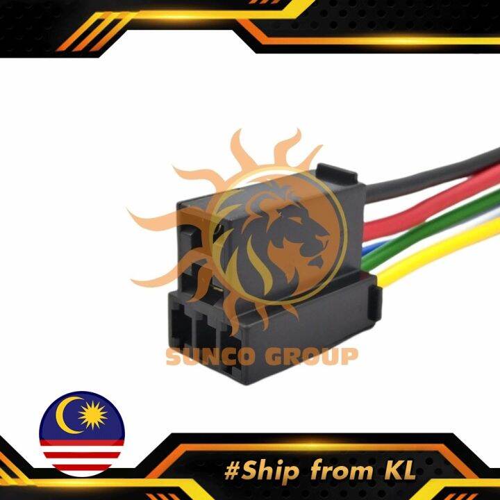 Proton Waja Headlamp Relay Aircond Relay soket 4 PIN 5 PIN Lazada