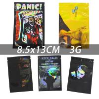 【hot】 8.5X13CM10PC Cartoon Animation Figure Pouches Cookie Spice Ziplock 3G Big Storage Mylar Plastic POUCH