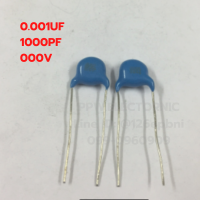 0.001UF 102K 1KV 1000PF +-20% ขาห่าง5มิล ค่าความผิดพลาด+-20% คาปาซิเตอร์ เซรามิก capacitor Ceramic ตัวเก็บประจุ คุณภาพเต็ม100% อะไหล่อิเล็กทรอนิกส์