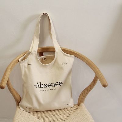 ☾ Japanese lazy style wallet canvas bag bucket bag shoulder bag sling bags tote bag simple large-capacity Korean version