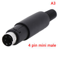 ?【Lowest price】MH Mini DIN PLUG SOCKET CONNECTOR 3/4/5/6/7/8 PIN CHASSIS CABLE MOUNT MALE FEMALE