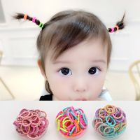 ❡☢ 100 Pcs/Bag Simple Practical Small Scrunchies Girls Children Elastic Hair Rubber Bands Accessories Tie Hair Rope Ring Headdress