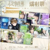 【CW】✥◎✲  Tears of Themis 4Pcs/Set Standing Painting Paper Double-sided Gilded Postcard for Fans Gifts Collection