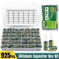 225/460/925pcs Metal Practical Electrolyte Capacitor Set With Large Capacity Long Service Life Electrolytic Capacitor Kit 460PCS