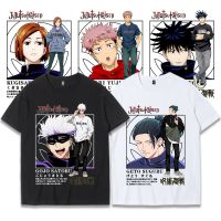 แฟชั่น อะนิเมะเสื้อยืด Jujutsu Kaisen Wujo Wu แนวโน้มสไตล์ใหม่แขนสั้นผู้ชายแฟชั่นถนน ผ้าฝ้าย สไตล์ใหม่ล่าสุด เสื้อผ้า