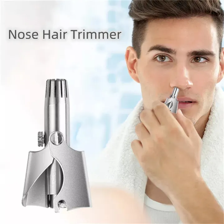 Men's and Women's Non-electric Stainless Steel Washable Manual Nose Hair  Trimmer | Lazada PH
