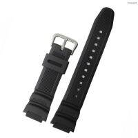 ⌚ Watch strap accessories สายนาฬิกาดิจิตอล สายบากนูน 18 มม. สีดำ AE-1000w สายยาง AQ-S810W/W-S200H