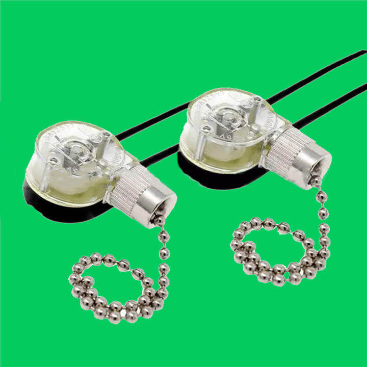 Mmico 2PCS Wall Light Pull Switch Home Ceiling Fan Lamp Switch Ceiling