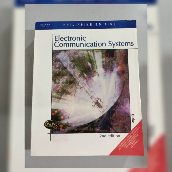 Electronic Communication Systems 2nd edition By Blake Lazada PH