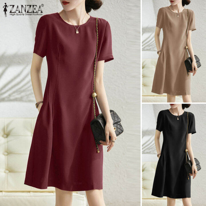 Casual a line hot sale dresses with sleeves