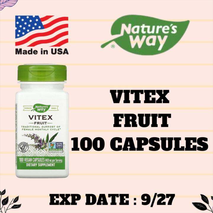 VITEX FRUIT Nature`s Way 400mg - 100 Caps | Lazada Indonesia