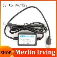 Merlin Irving Shop USB type a male Power Boost connector Cable 5V to 9V/12V 1A 5.5 x2.5mm Step UP Module Converter Charger wire for powerbank