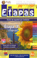 Etapa : 3 Student/workbook 3 นักเรียน / สมุดงาน (นำเข้าของแท้100%) 9788498481822 | Etapa 3 Topicos?: Student Book + Exercises + Audio: 1 (Metodos De Espanol/ Spanish Methods)