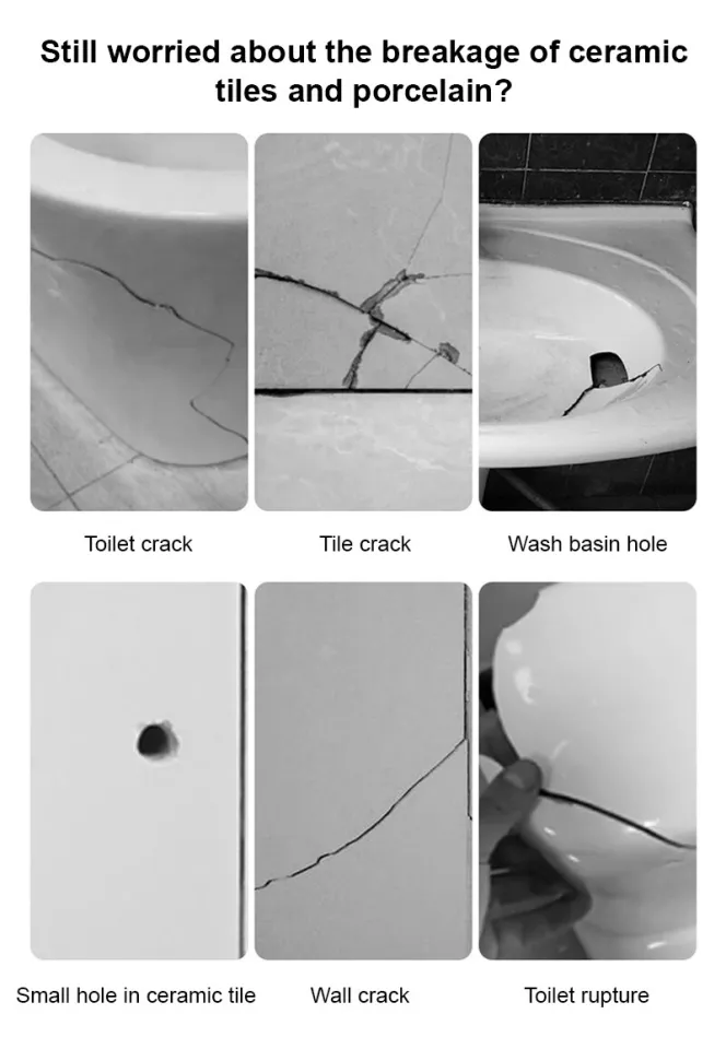 Ceramic Repair Paste Tub Tile and Shower Porcelain Repair Kit for