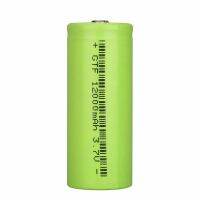 GTF 26650 3.7V 12000MAh ชาร์จไฟได้สำหรับสะสมไฟฉายชาร์จแบตเตอรี่ได้