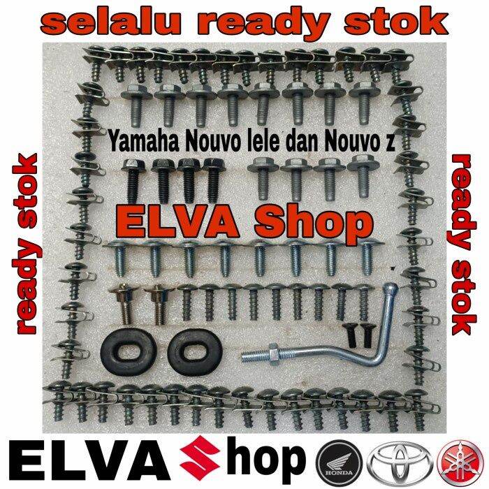 Baut Lengkap Full Set Yamaha Nouvo Z Dan Nouvo Lele Lazada Indonesia