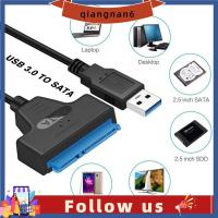 QIANGNAN6เอ็กซ์เทอร์นัลฮาร์ดดิสก์คุณภาพสูง SSD 2.5นิ้วฮาร์ดดิสก์ไดร์ฟเวอร์ USB 3.0ถึง SATA 22สายอะแดปเตอร์อะแด็ปเตอร์ SSD