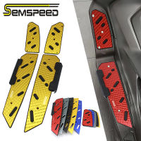 แผ่นปูรองที่ที่พักเท้ารถจักรยานยนต์ SEMSPEED CNC สำหรับ Honda FORZA 250 300 350 2018-2022 2023