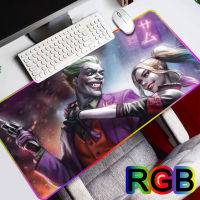 Joker RGB 100x50cm Large Mouse Pad LED Light Gaming Accessories PC Laptop Gamer Mousepad Anime Antislip non-skid laptop mouse pad mat