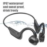 Waterproof Swimming Headphones Bone Conduction Bluetooth-compatible 5.1 Wireless Headsets MP3 Audio Music Player Sport Earphone