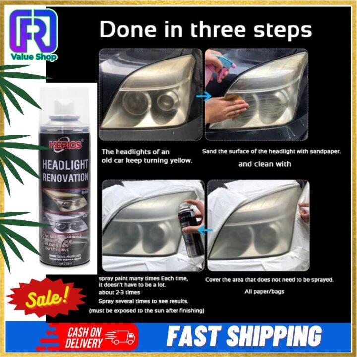 F.R value Revitalize Your Lights with Headlight Ceramic Coating