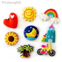 Cute Cartoon Fridge Magnets Rainbow Sun Magnetic Stickers for Message Board Blackboard Magnetic Stickers Kawaii Home Decor