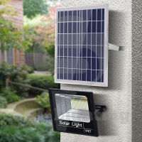 ไฟโซล่าเซลล์ Outdoor Solar Light 25W 100W 200W ไฟ LED แผงโซลาร์เซลล์ โคมไฟโซลาร์เซลล์  ไฟ Solar Cell กันน้ำ รีโมท ไฟสวน กลางแจ้ง