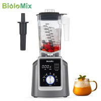 BioloMix Digital BPA FREE Jar Automatic Program Professional Kitchen Blender Food Processor Ice Smoothies Fruit Blender Mixer