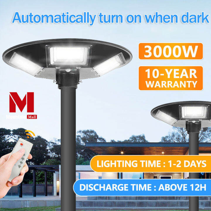 3000W IP67 solar lights outdoor waterproof Solar Garden Light Solar