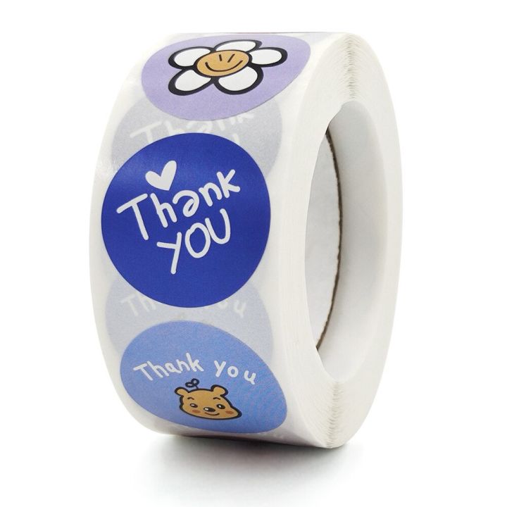100-500-pcs-roll-1inch-cartoon-stickers-roll-for-envelope-praise-reward-student-work-label-stationery-seal-lable-stickers-labels