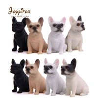 New Puppy French Bulldog PVC Mini Figures Toys Landscape Car Decoration Toy Pet Dog Models Animals Dolls for Kids Friends Gifts