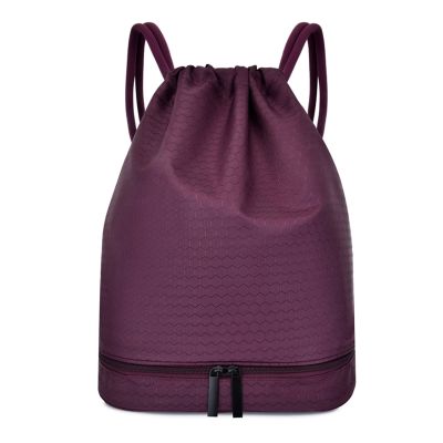 Drawstring Swimming Backpack Dry Wet Separated Sport Bag Waterproof Gym Rucksack W8EE