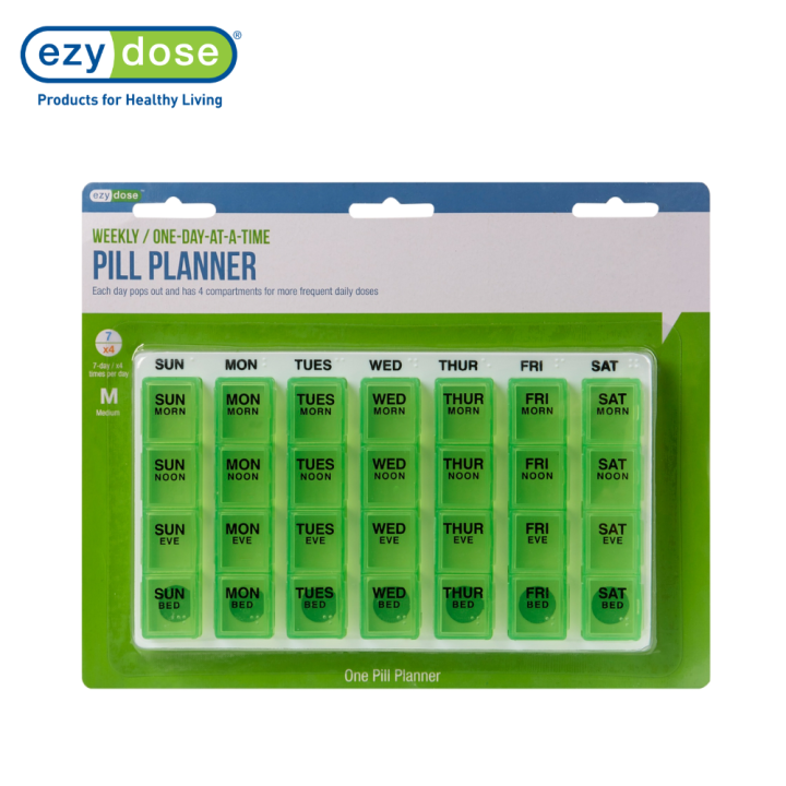 ezy-dose-ตลับใส่วิตามินรายสัปดาห์-weekly-7-day-pill-organizer-67124-คละสี