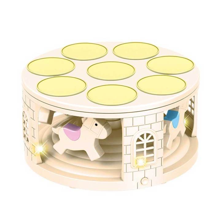 sushi-display-table-swing-tray-rotating-cake-display-for-birthday-bakery-cake-turntable-decor-stand-with-light-strip-music